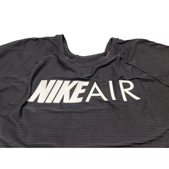Nike Air Women's Black/White Graphic Running Top Light Weight  Size Small - Picture 4 of 4